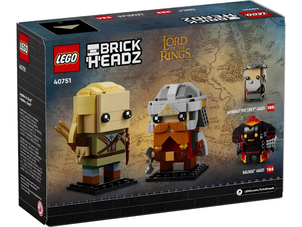 Конструктор Lego BrickHeadz 40751 Леголас и Гимли